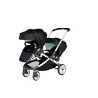 Prego 2072 İbiza Travel Set İkiz Bebek Arabası Siyah