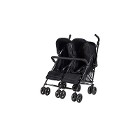 Prego 2074 Monart İkiz Bebek Arabası Siyah