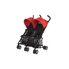 Prego 2078 Momentum İkiz Bebek Arabası Kırmızı