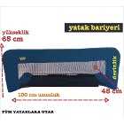 BEBEK YATAK BARİYERİ 100 CM X65 CM X 45 CM DERİNLİK