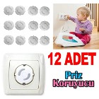 BEBEK PRİZ EMNİYETİ, BEBEK EMNİYETİ, PRİZ KAPATICI 12 ADET