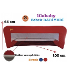 Lİla BABY BEBEK YATAK BARİYERİ KIRMIZI