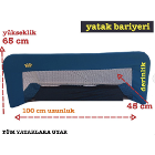 BEBEK YATAK BARİYERİ 100 CM X65 CM X 45 CM DERİNLİK -