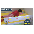 LİLABABY AHŞAP BEBEK YATAK BARİYERİ 15 CM X90 CM