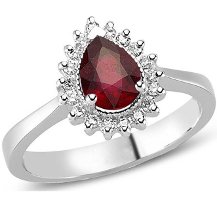 Pink Pırlanta 1.12 ct Pırlantalı Yakut Yüzük