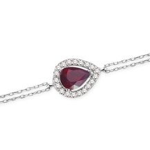 Pink Pırlanta 0.65 ct Yakut Bileklik
