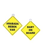 Baby Jem Araba Cam Yazısı