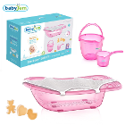 Babyjem Bebek Banyo Seti 5 Parça Pembe