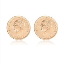Cumhuriyet Ata Lira Darphane 2 Adet +1 Adet 0,11 gr 24 Ayar Altın
