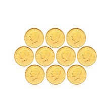 Cumhuriyet ATA Lira Darphane 10 adet paket (94. Yıl Yeni Tarihli)