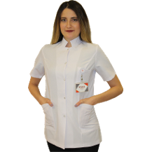 YOYO HEDİYELİ DOKTOR HEMŞİRE ECZACI LAB ÖNLÜĞÜ HAKİM YAKA BEYAZ