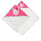 Baby Fehn Başlıklı Banyo Havlusu, Ceylan