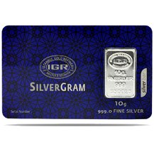 10 gr Gram Külçe Gümüş