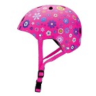 Globber Kask Çiçekli/Pembe