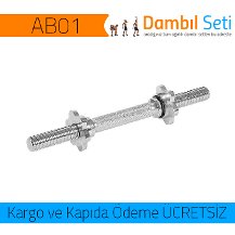 Leyaton Kısa Krom Bar (36 Cm & İçi Dolu) Ücretsiz Kargo