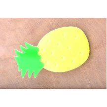 The Betys Fosforlu Büyük Ananas Rozet