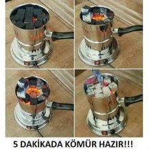 Elektrikli Nargile Kömürü Yakma Makinesi