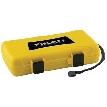 Xikar 5 Sarı Seyahat Tipi Humidor Puro Kutusu