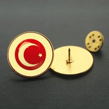 Kişiye Özel Altın Renk Metal Yaka Rozeti