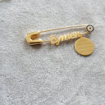 Else Silver Taşsız Bebek İğne