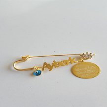 Else Silver Kişiye Özel Gümüş Bebek İğnesi