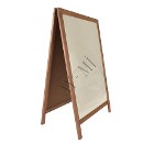 60X90 AHŞAP AYAKLI ÇATI TİPİ MENÜ TAHTASI