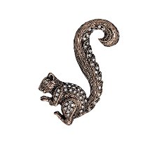 Sincap Swarovski Taşlı Elmas Montür Yaka İğnesi Broş