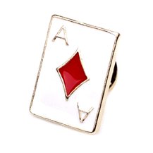Blora İskambil Karo Ası Pin Broş