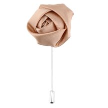 Ocean Pole Krem Texçiçek Broş