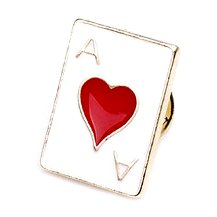 Blora İskambil Kupa Ası Pin Broş