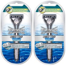 2 Adet Wilkinson Sword Quattro Titanium Traş Makinesi
