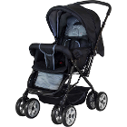 Crystal Baby 212 Mega Bebek Arabası - Siyah