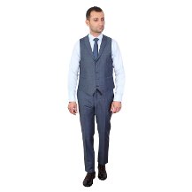 Crispino YTKM08 133 SLM YELEKLİ TAKIM ELBİSE ANTRASiT