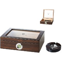Pierre Cardin Humidor Puro Kutusu Küllük ve Makas Seti ht66