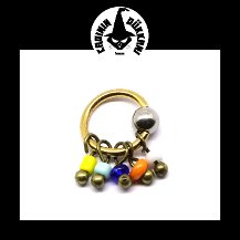 316 L Cerrahi Çelik Boncuklu Tragus-Helix-Kulak Halka Piercing
