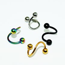 316 L Cerrahi Çelik Spiral Piercing