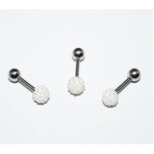 316L Cerrahi Çelik İnci Toplu Tragus-Helix-Kulak Piercing