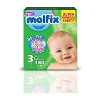 Molfix Bebek Bezi 3 Beden Midi Ultra Avantaj Paketi 180 adet