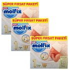 Molfix Yenidoğan 1 beden 132 Li 2-5 Kg 3'LÜ SET