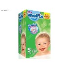 Molfix Bebek Bezi 5 Beden Junior Ultra Avantaj Paketi 132 adet
