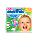 Molfix Jumbo Bebek Bezi 5+ Beden Junior Plus (13-20 Kg) 30 pcs