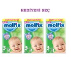 Molfix Bebek Bezi Ekonomik Paket 3 Beden 4-9KG (54x3) 162 ADET