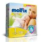 MOLFİX YENİDOĞAN 2-5KG 70Lİ BEBEK BEZİ