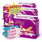 Pine Junior (11-25 kg) 160 Adet Bebek Bezi + Islak Mendil