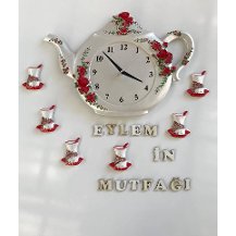 İSMİNİZE ÖZEL MUTFAK SAATİ