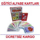 Eğitici Flash Cards Okul Öncesi Alfabe Seti / DıyToy