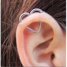 Kalp Formunda Piercing