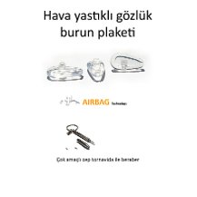 Hava Yastıklı Gözlük Burun Pedi