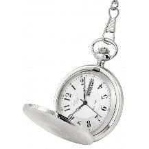 HİSLON 9010 TAKVİMLİ NOSTALJİK KLASİK MODEL ZİNCİRLİ CEP SAATİ