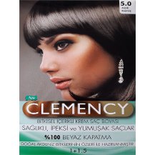 Clemency Bitkisel İçerikli Krem Kit Boya 5-0 Açık Kahve